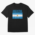 Argentina Oversized T-Shirt Feel the Trophy Chase of Global Football Passion for FIFA World Cup 2026 USA Canada Mexico, Filled with Cristiano Ronaldo, Spain and Netherlands, Sports Nostalgia, International Competition, Famous Players and