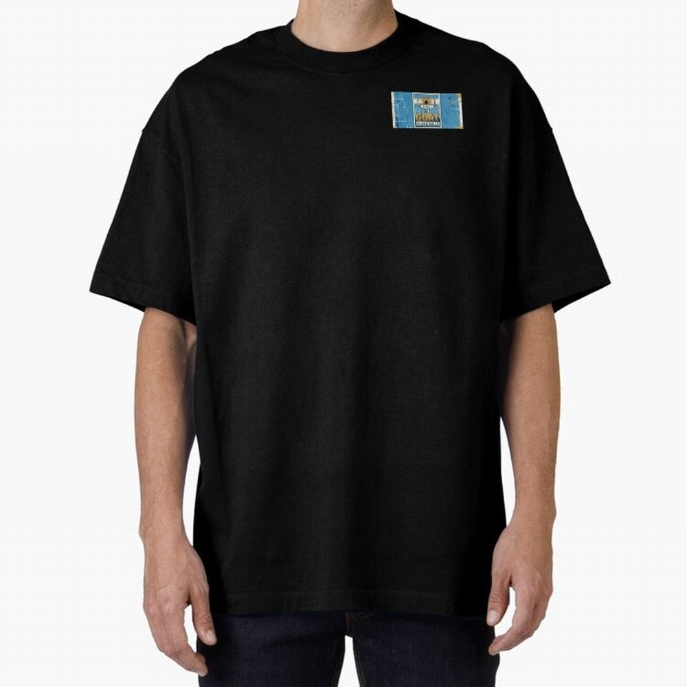 Messi GOAT Argentina Premium T-Shirt Relive the Noise and Pride of Match Day Hype around FIFA World Cup 2026 USA Canada Mexico, Messi, CR7 and Mbappe, Argentina and Brazil, Retro Football Energy, Iconic Rivalries, Trophy Chase Drama and Stadium