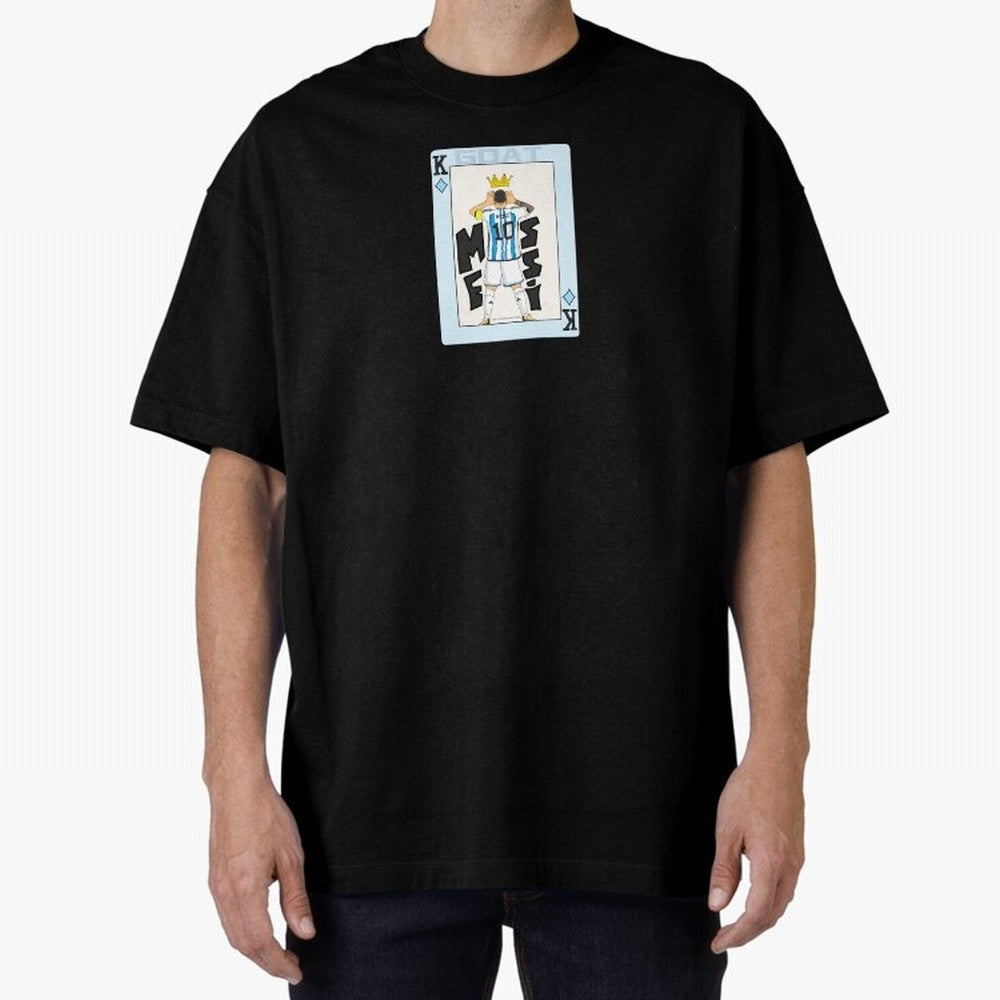 Deck of cards Messi Premium T-Shirt Capture FIFA World Cup 2026 Group Stage Spirit, Driven by Brazil, Neymar, Tournament Hype, Historic Matchups, Family Viewing Parties and Global Sports Pride; Ideal for Passionate Fans Who Love Underdog Stories,