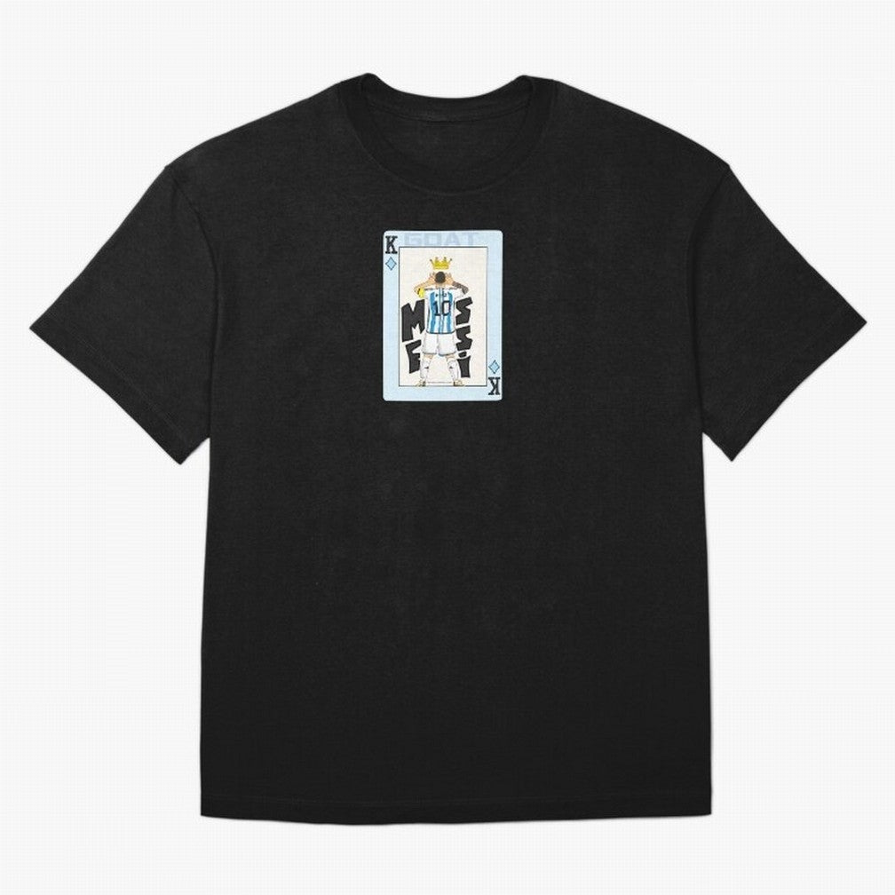 Deck of cards Messi Premium T-Shirt Capture FIFA World Cup 2026 Group Stage Spirit, Driven by Brazil, Neymar, Tournament Hype, Historic Matchups, Family Viewing Parties and Global Sports Pride; Ideal for Passionate Fans Who Love Underdog Stories,