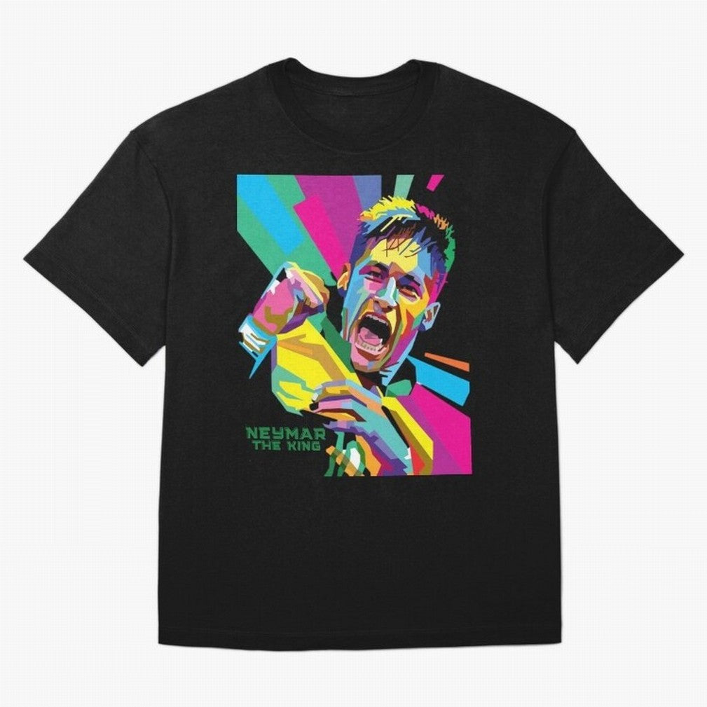 Neymar The King Design Classic T-Shirt Feel the Roar of the FIFA World Cup 2026 USA Canada Mexico Journey through Messi Highlights, Argentina and Brazil Pride, Stadium Memories, Football Loyalty, International Chants and Championship Tradition;