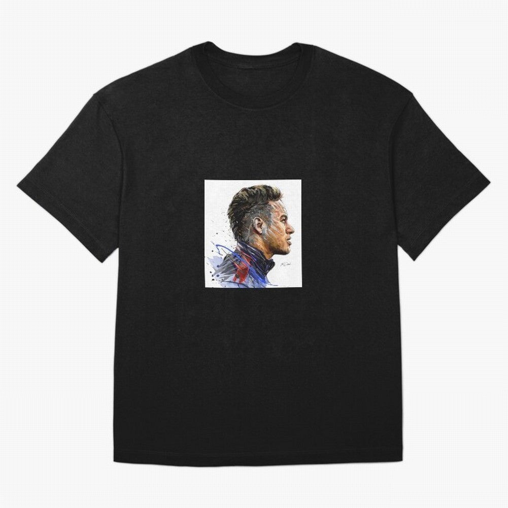 Neymar JR Art Classic T-Shirt Show Fan Pride Across FIFA World Cup 2026 for Fans of Messi and Cristiano Ronaldo and Brazil, Bringing Classic Soccer Heritage, Championship Pressure, Fan Loyalty and International Pride; Ideal for Fans Who Follow