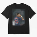 Neymar Watercolor Art Oversized T-Shirt Relive Legendary Nights from Match Day Hype around FIFA World Cup 2026 USA Canada Mexico, Cristiano Ronaldo, Portugal, Spain and Germany, Worldwide Fan Energy, Dramatic Goals, Stadium Lights and Championship