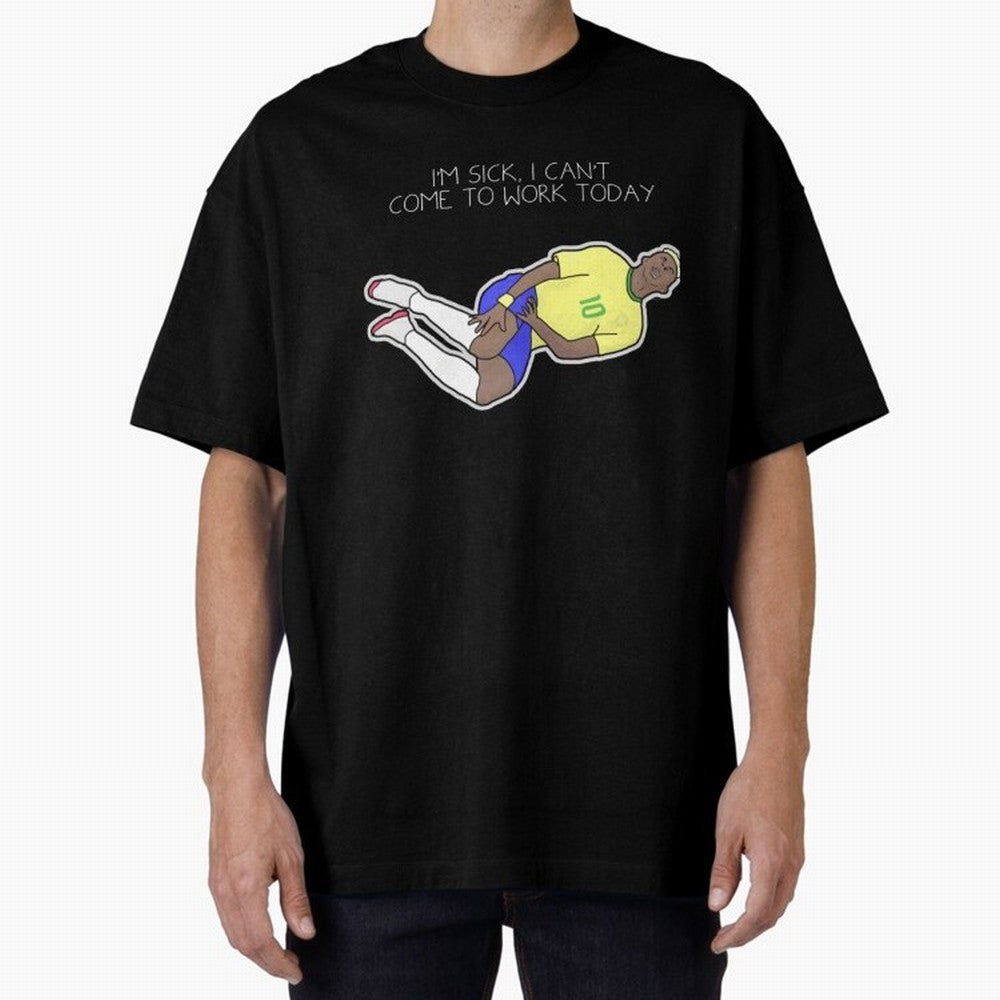 Neymar Neymar Jr rolling Oversized T-Shirt Follow the Road to FIFA World Cup 2026 Group Stage for Fans of Mbappe and Portugal, Spain and Germany, Bringing Worldwide Fan Energy, Dramatic Goals, Stadium Lights and Championship Celebrations; Perfect