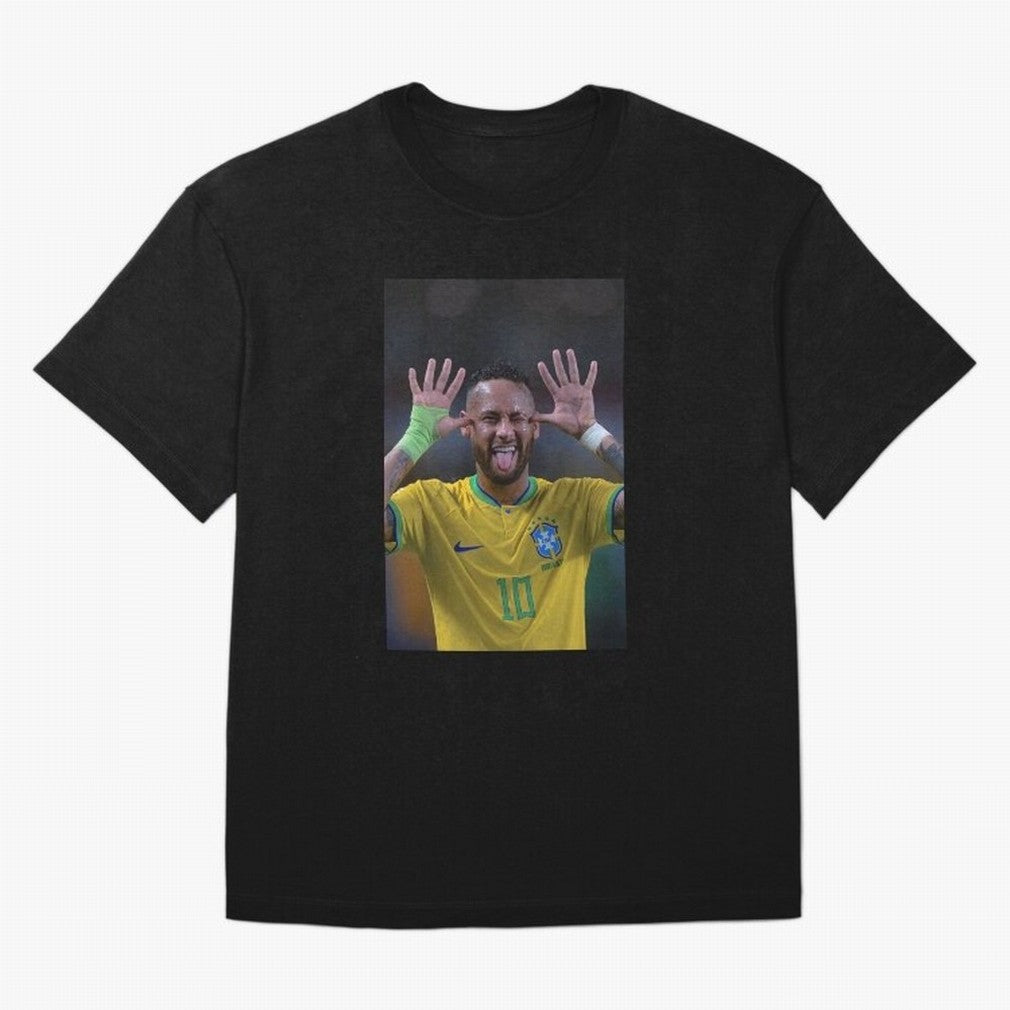 Neymar Jr Classic T-Shirt Celebrate Unforgettable Nights in Match Day Hype around FIFA World Cup 2026 Group Stage, Mbappe, England and Germany, Vintage Soccer Flavor, Modern Football Stars, National Flags and Final Night Emotion; Perfect for People