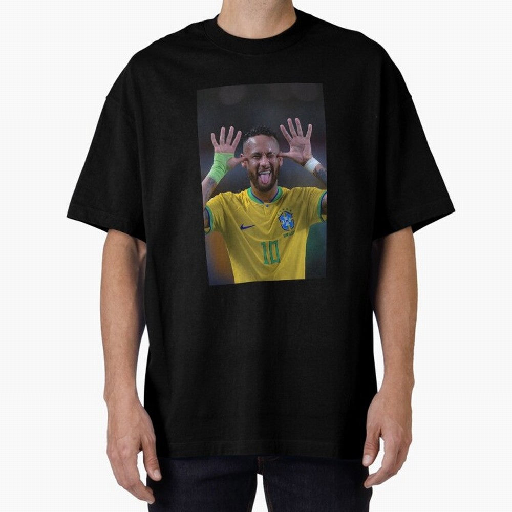 Neymar Jr Classic T-Shirt Celebrate Unforgettable Nights in Match Day Hype around FIFA World Cup 2026 Group Stage, Mbappe, England and Germany, Vintage Soccer Flavor, Modern Football Stars, National Flags and Final Night Emotion; Perfect for People