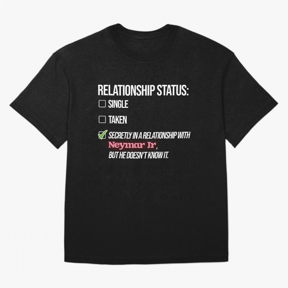Relationship with Neymar Jr Classic T-Shirt Feel Match Day Hype around FIFA World Cup 2026 USA Canada Mexico, CR7 and Messi, Portugal, Spain and Germany, Champion Mindset, Group Stage Buzz, Knockout Tension and Passionate Fan Culture; Built for