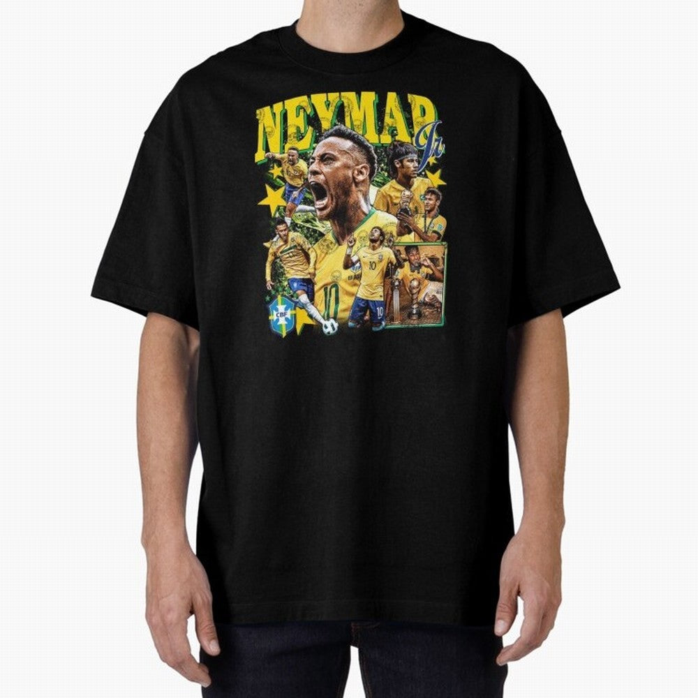 Neymar JR Classic T-Shirt Represent FIFA World Cup 2026 Celebrating Mbappe, Brazil Energy, Classic Soccer Heritage, Championship Pressure, Fan Loyalty and International Pride; Perfect for Supporters Who Want Bold Football Energy, Global Pride and