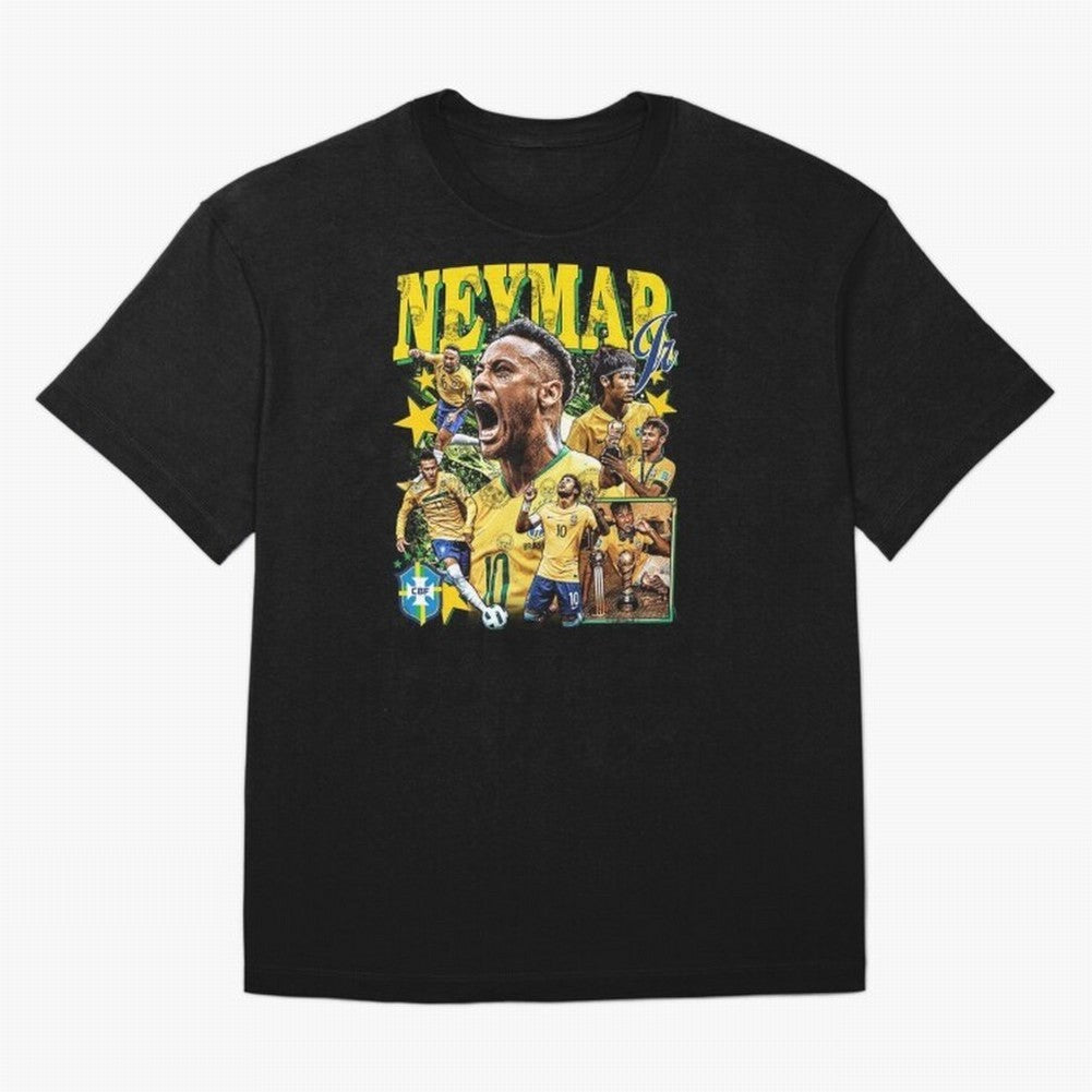 Neymar JR Classic T-Shirt Represent FIFA World Cup 2026 Celebrating Mbappe, Brazil Energy, Classic Soccer Heritage, Championship Pressure, Fan Loyalty and International Pride; Perfect for Supporters Who Want Bold Football Energy, Global Pride and