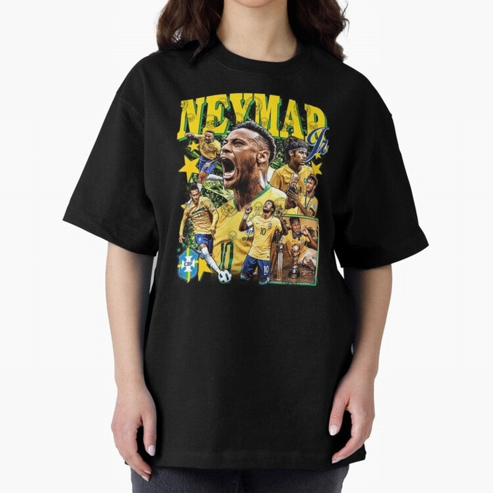 Neymar JR Classic T-Shirt Represent FIFA World Cup 2026 Celebrating Mbappe, Brazil Energy, Classic Soccer Heritage, Championship Pressure, Fan Loyalty and International Pride; Perfect for Supporters Who Want Bold Football Energy, Global Pride and