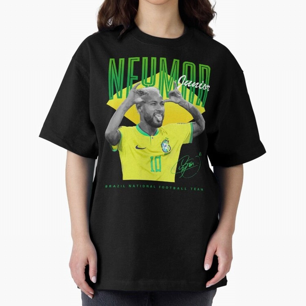 Neymar Jr. Oversized T-Shirt Mark FIFA World Cup 2026 Group Stage for Fans of Mbappe and Argentina, France and Brazil, Bringing Champion Mindset, Group Stage Buzz, Knockout Tension and Passionate Fan Culture; Made for Collectors Who Enjoy Iconic