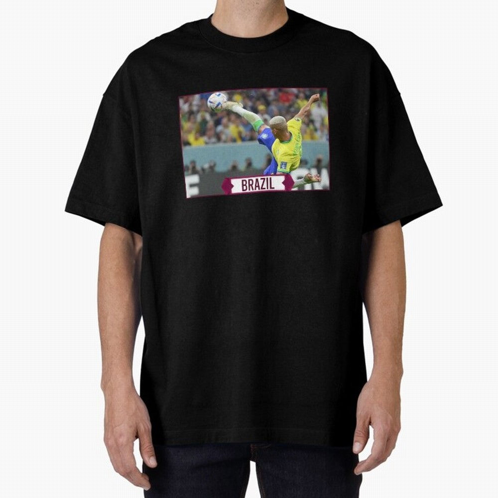 Brazil World Cup Classic T-Shirt Create Match Day Hype around FIFA World Cup 2026, Messi and Cristiano Ronaldo, France and Portugal, Tournament Hype, Historic Matchups, Family Viewing Parties and Global Sports Pride; Ideal for Fans Who Follow