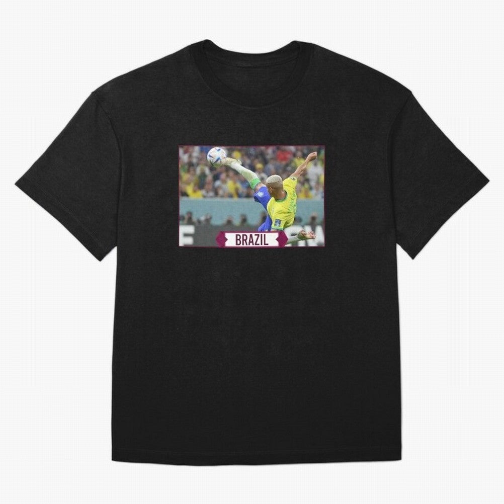 Brazil World Cup Classic T-Shirt Create Match Day Hype around FIFA World Cup 2026, Messi and Cristiano Ronaldo, France and Portugal, Tournament Hype, Historic Matchups, Family Viewing Parties and Global Sports Pride; Ideal for Fans Who Follow