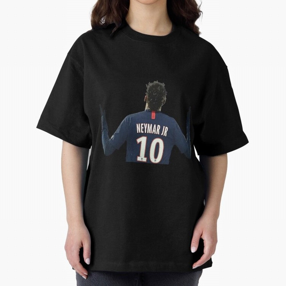 Neymar Jr Paris - 10 Oversized T-Shirt Join the FIFA World Cup 2026 Group Stage Journey through Haaland and Mbappe Highlights, Brazil Pride, Retro Football Energy, Iconic Rivalries, Trophy Chase Drama and Stadium Atmosphere; Made for Collectors Who