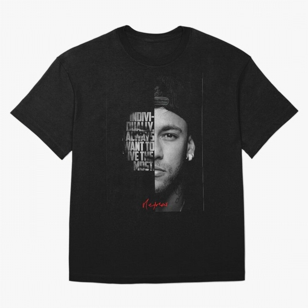 Black and white Neymar Jr quote. Classic T-Shirt Unlock the FIFA World Cup 2026 USA Canada Mexico Journey through Neymar Highlights, Portugal, Spain and Germany Pride, Football History, Final Match Energy, Crowd Noise and Once in a Lifetime