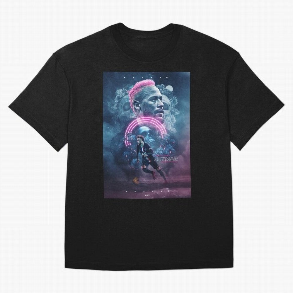 Neymar Junior - Design #j16 Classic T-Shirt Fuel Your Fan Pride for Global Football Passion for FIFA World Cup 2026 USA Canada Mexico, Celebrating Mbappe, Argentina, Sports Nostalgia, International Competition, Famous Players and Unforgettable