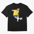 Neymar Brazil Football Control Skills Classic T-Shirt Honor the Beautiful Game during FIFA World Cup 2026 USA Canada Mexico for Fans of Messi and Cristiano Ronaldo and Spain, Bringing Vintage Soccer Flavor, Modern Football Stars, National Flags and