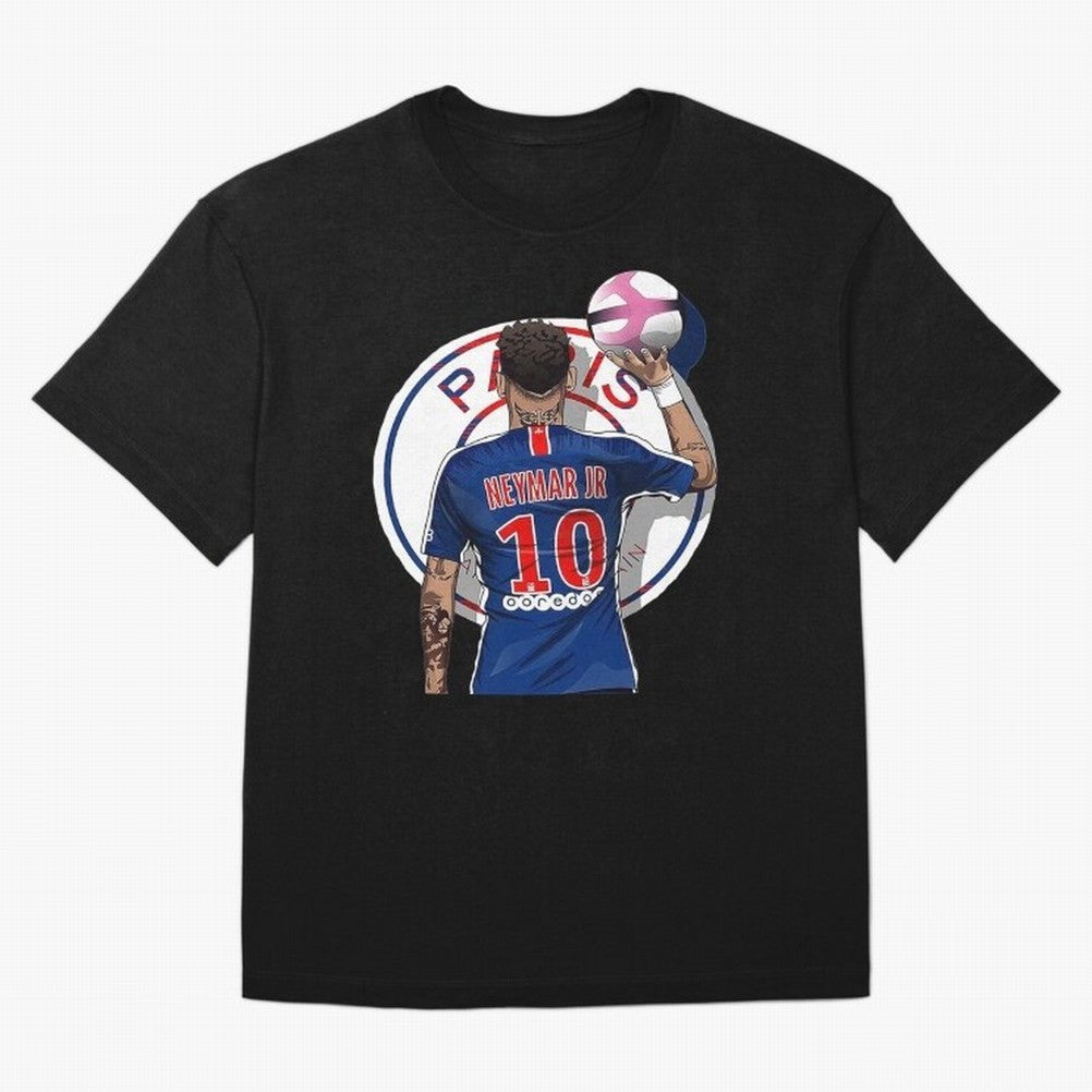 Art Neymar Illustration Classic T-Shirt Honor the Football Icons of FIFA World Cup 2026 Group Stage Spirit, Filled with England and Germany, Haaland and Mbappe, Fan Favorite Moments, National Team Passion, Big Match Drama and Soccer History; Great