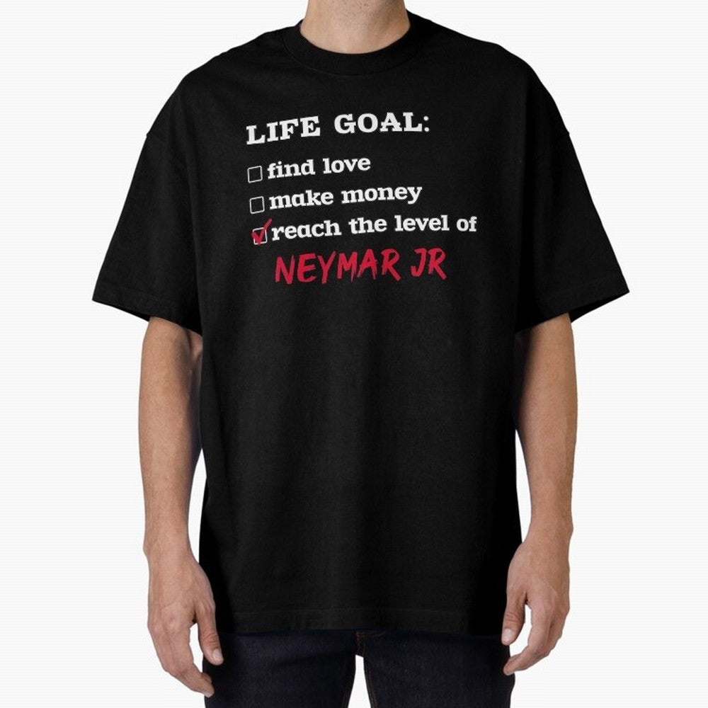Life goal Neymar Jr Classic T-Shirt Step into Match Day Hype around FIFA World Cup 2026 USA Canada Mexico, Mbappe and Neymar, Argentina, France and Brazil, Football Festival Excitement, Trophy Ambitions, Country Rivalries and Star Player Buzz;