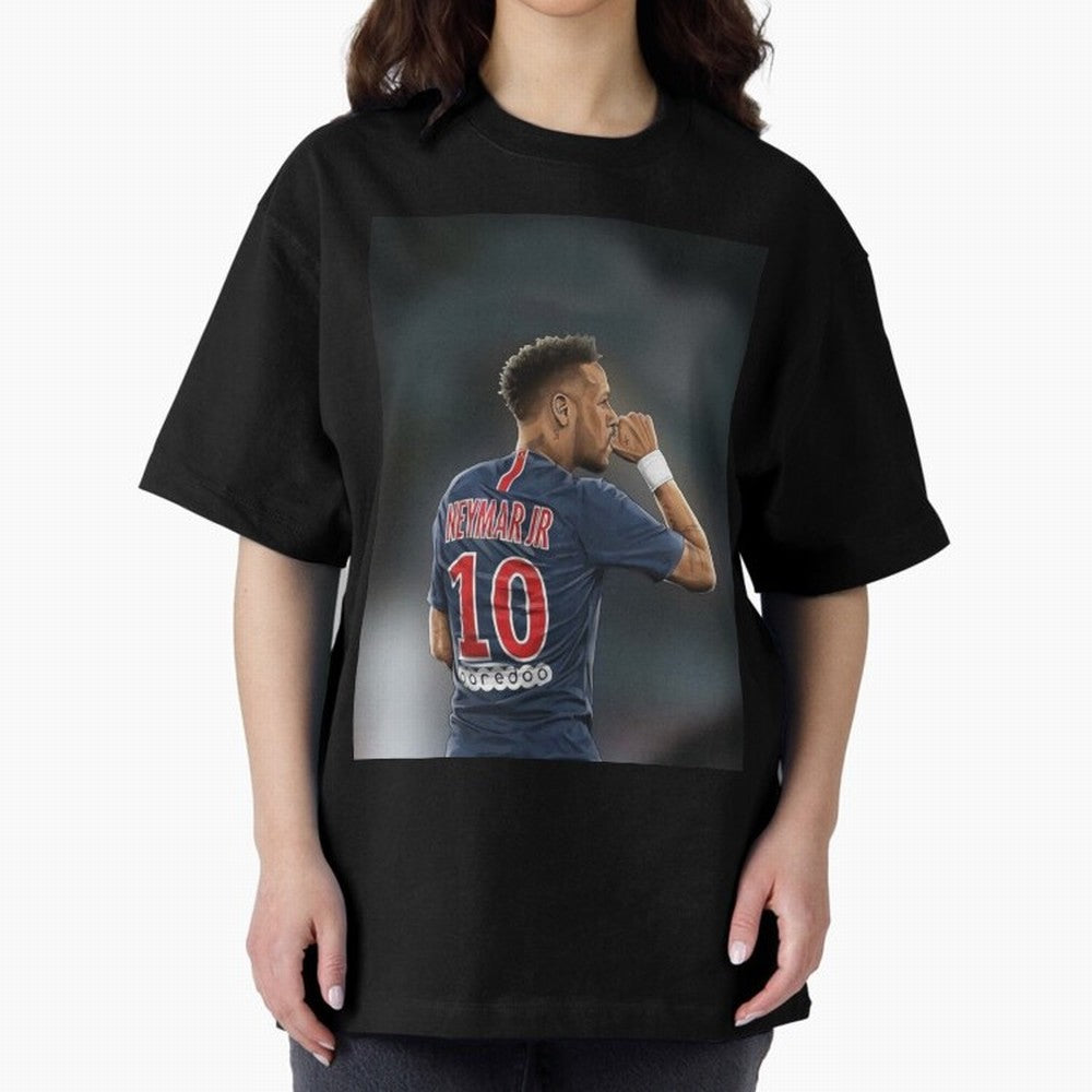 Neymar Junior | Perfect Gift #i13 Oversized T-Shirt Show Passion for the Stars of FIFA World Cup 2026 USA Canada Mexico Spirit, Connected to Argentina, France and Brazil, Neymar, Haaland and Cristiano Ronaldo, Global Supporter Spirit, Legendary