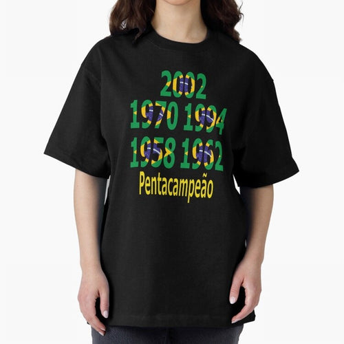 Brazil Five Stars - Champion Heritage Essential T-Shirt Make Game Day About the FIFA World Cup 2026 Group Stage Journey through Cristiano Ronaldo, Haaland and CR7 Highlights, France and Portugal Pride, Vintage Soccer Flavor, Modern Football Stars,