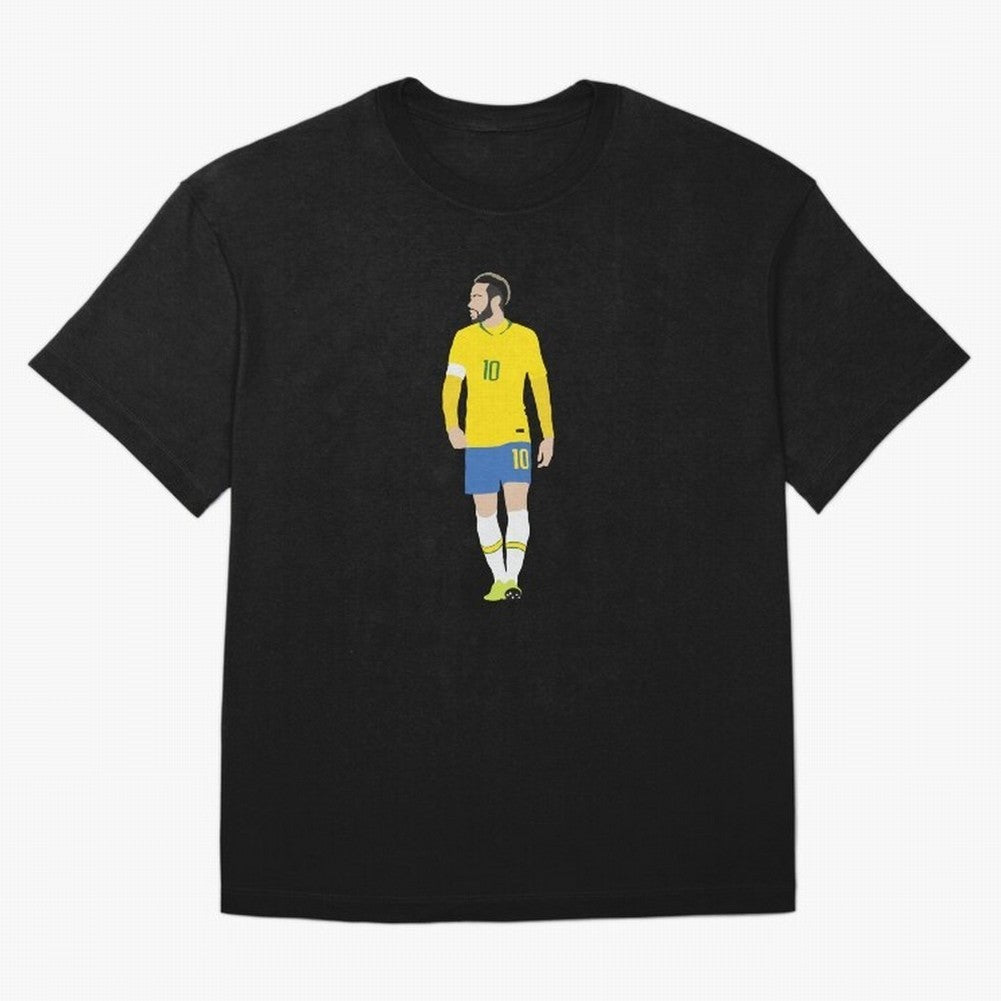 neymar brazil Oversized T-Shirt Bring a Vintage Feel to Match Day Hype around FIFA World Cup 2026 Group Stage, Haaland, England, Stadium Chants, National Pride, Trophy Dreams and Unforgettable Football Memories; Ideal for Passionate Fans Who Love
