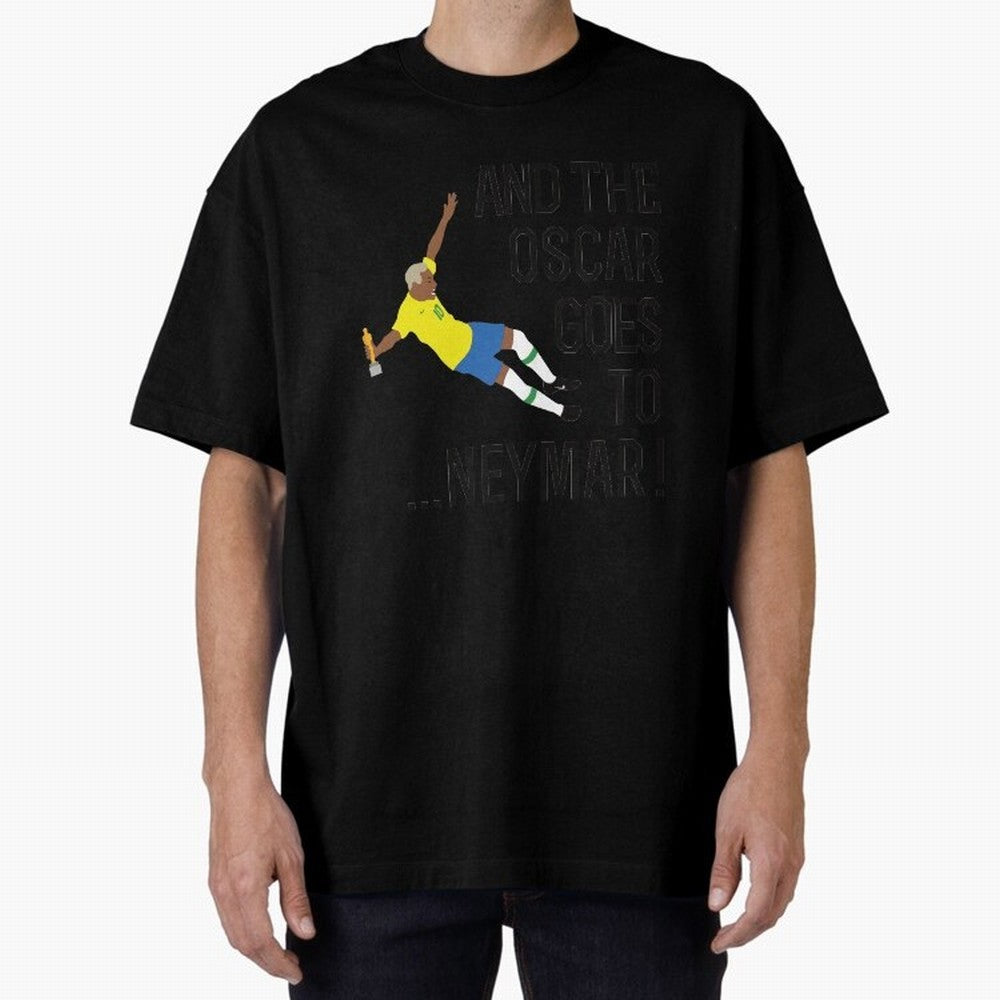 Neymar Diving Oversized T-Shirt Honor Match Day Hype around FIFA World Cup 2026 USA Canada Mexico, Haaland, Argentina, Stadium Chants, National Pride, Trophy Dreams and Unforgettable Football Memories; Perfect for People Who Love Argentina, Brazil,
