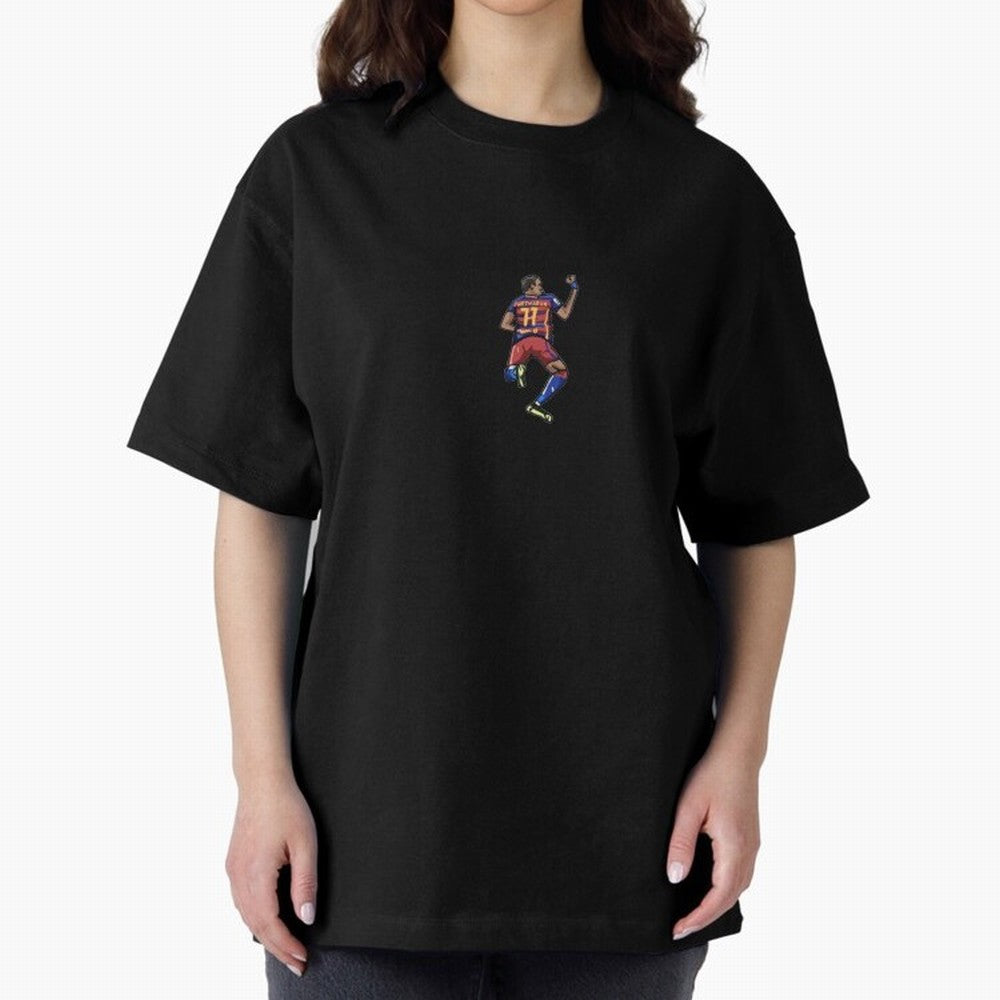 Neymar Jr, Barcelona Oversized T-Shirt Join Supporters Worldwide for FIFA World Cup 2026 Centered on Mbappe, France Energy, Stadium Memories, Football Loyalty, International Chants and Championship Tradition; Perfect for Supporters Who Want Bold