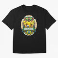 Brazil Football National Team Pride- Brazil Soccer Graphics Classic T-Shirt Bring a Champion Mindset to FIFA World Cup 2026 USA Canada Mexico Highlighting Neymar, Haaland and Cristiano Ronaldo, Spain and Netherlands Energy, Fan Favorite Moments,