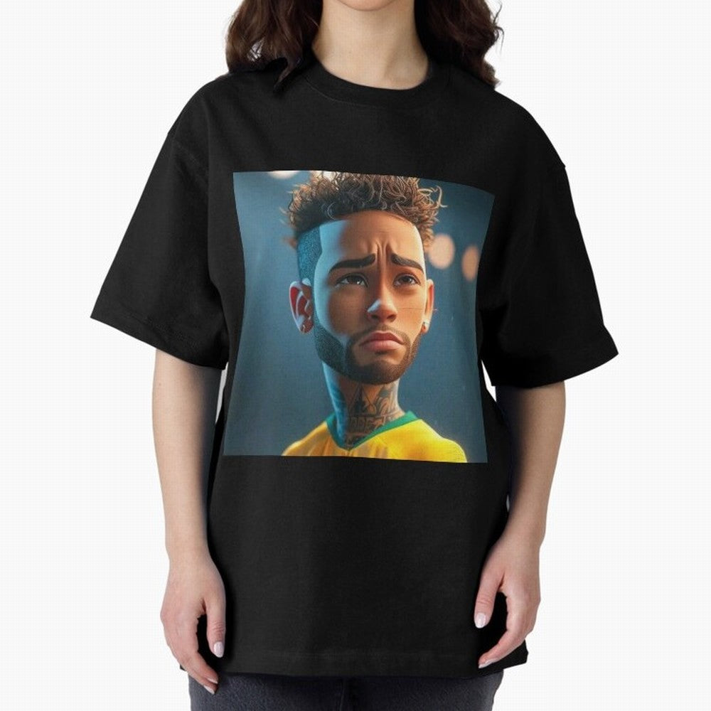Neymar Jr cartoon picture Classic T-Shirt Show Passion for the Stars of Global Football Passion for FIFA World Cup 2026, Celebrating Cristiano Ronaldo, Argentina, France and Brazil, Tournament Hype, Historic Matchups, Family Viewing Parties and