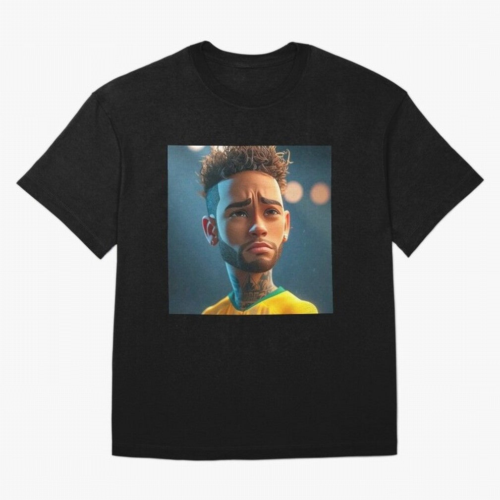 Neymar Jr cartoon picture Classic T-Shirt Show Passion for the Stars of Global Football Passion for FIFA World Cup 2026, Celebrating Cristiano Ronaldo, Argentina, France and Brazil, Tournament Hype, Historic Matchups, Family Viewing Parties and
