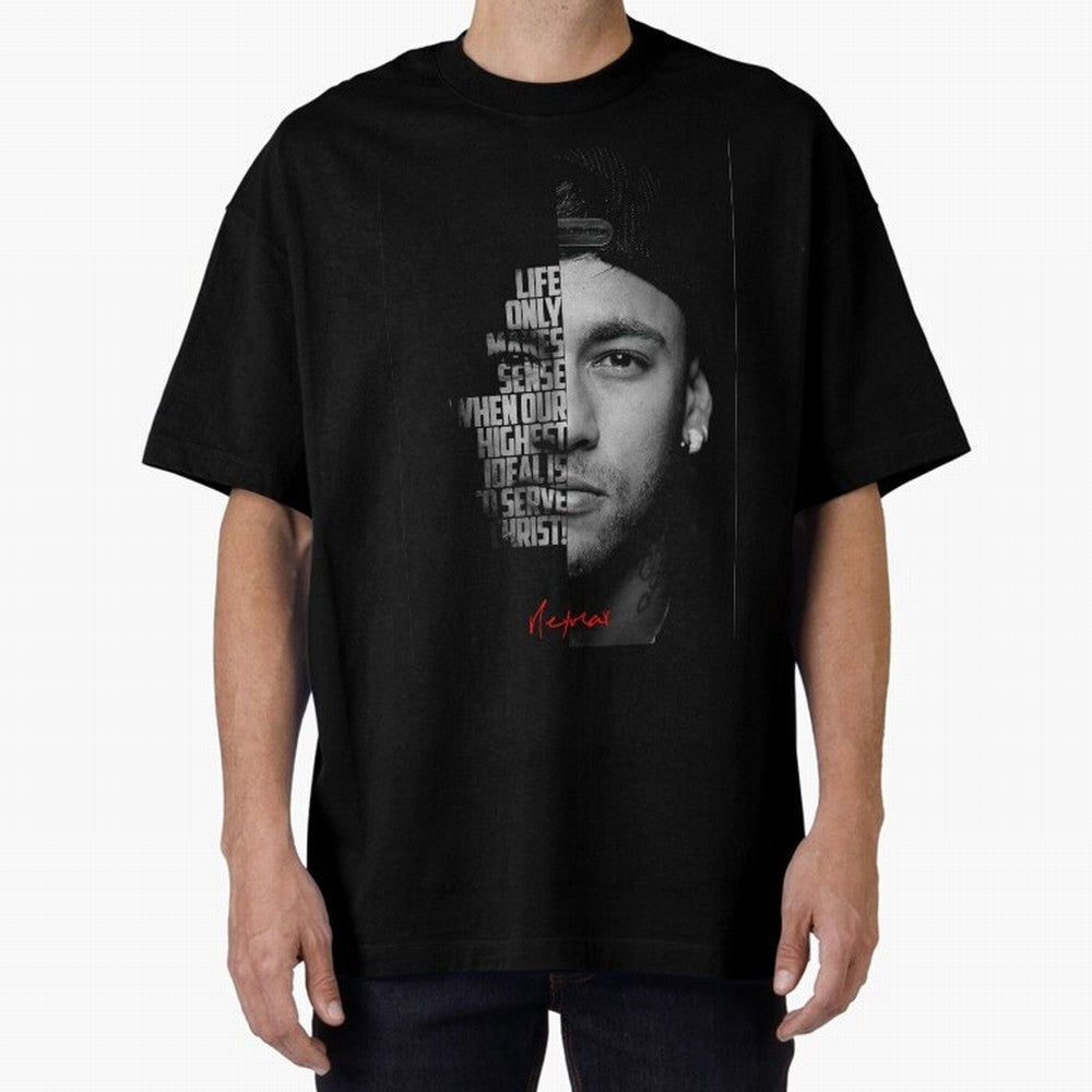 Black and white Neymar Jr quote. Classic T-Shirt Remember Iconic Moments from Match Day Hype around FIFA World Cup 2026 USA Canada Mexico, Cristiano Ronaldo, Haaland and CR7, England and Germany, Worldwide Fan Energy, Dramatic Goals, Stadium Lights