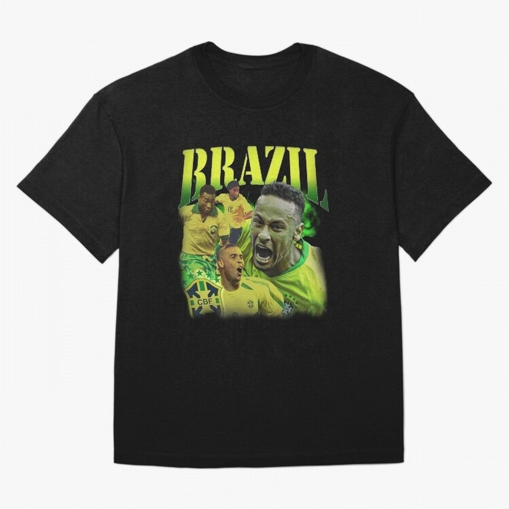 Neymar Brazil Vintage Essential T-Shirt Celebrate Unforgettable Nights in the FIFA World Cup 2026 USA Canada Mexico Journey through Mbappe and Neymar Highlights, France Pride, Football Passion, Legendary Performances, Festival Vibes and Supporter