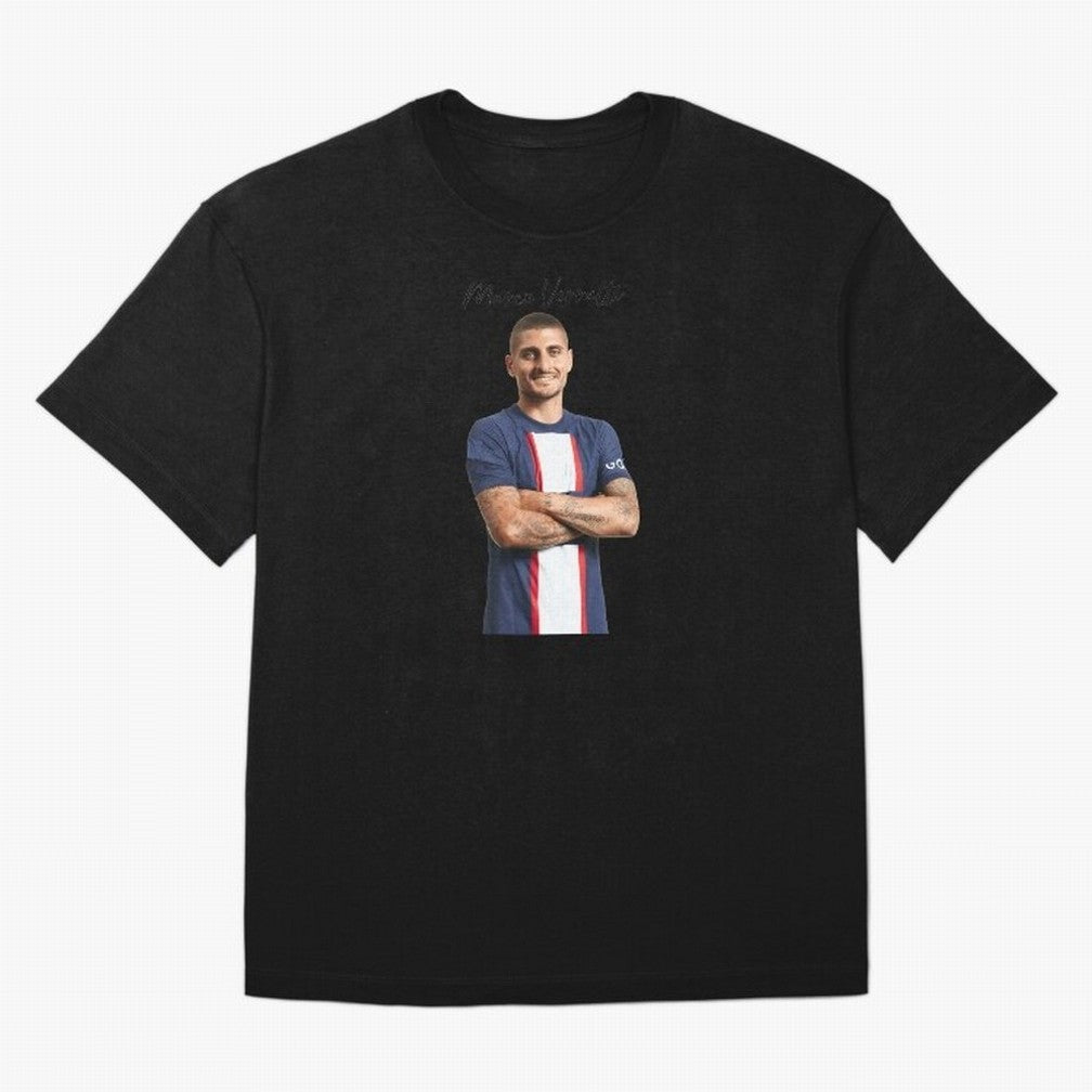 Marco Verratti Classic T-Shirt Turn Football Passion into FIFA World Cup 2026 Group Stage Spirit, Filled with Spain, Messi, Champion Mindset, Group Stage Buzz, Knockout Tension and Passionate Fan Culture; Built for Supporters Chasing Trophy Dreams,