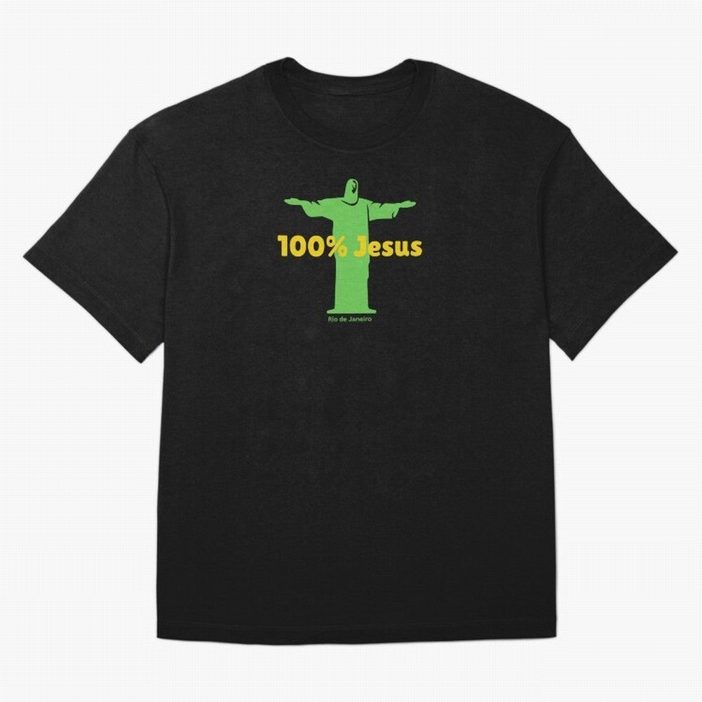 100% Jesus Christ the Redeemer Christian Brazilian Classic T-Shirt Wear the Spirit of FIFA World Cup 2026 USA Canada Mexico Spirit, Driven by Netherlands, Cristiano Ronaldo, Haaland and CR7, Classic Soccer Heritage, Championship Pressure, Fan