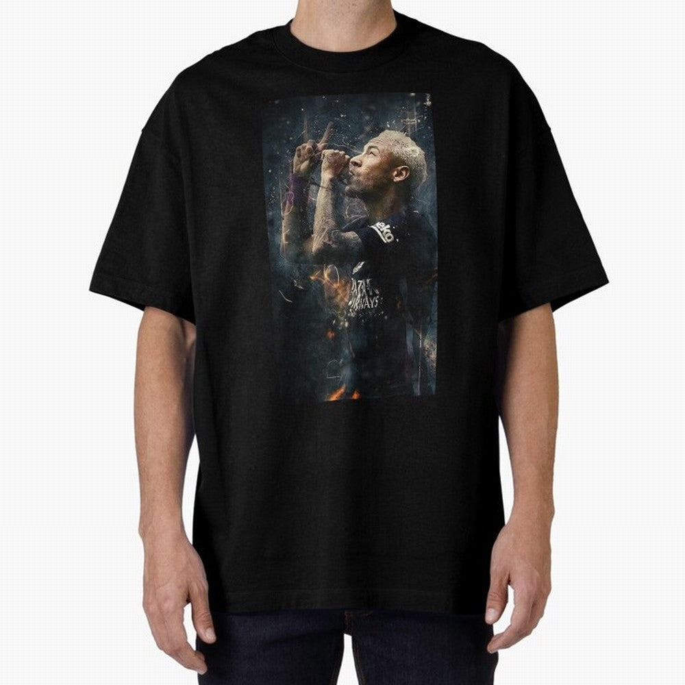 Neymar Junior - Design #o22 Oversized T-Shirt Bring a Champion Mindset to FIFA World Cup 2026 Group Stage Spirit, Celebrating England and Germany, Messi and Cristiano Ronaldo, Sports Nostalgia, International Competition, Famous Players and