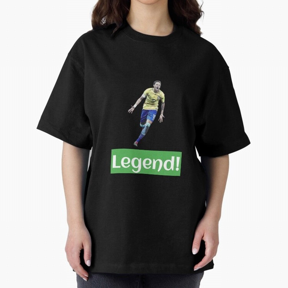neymar art - neymar illustration T Shirt Oversized T-Shirt Join the Global Buzz around the FIFA World Cup 2026 Journey through Cristiano Ronaldo Highlights, Portugal Pride, Retro Football Energy, Iconic Rivalries, Trophy Chase Drama and Stadium
