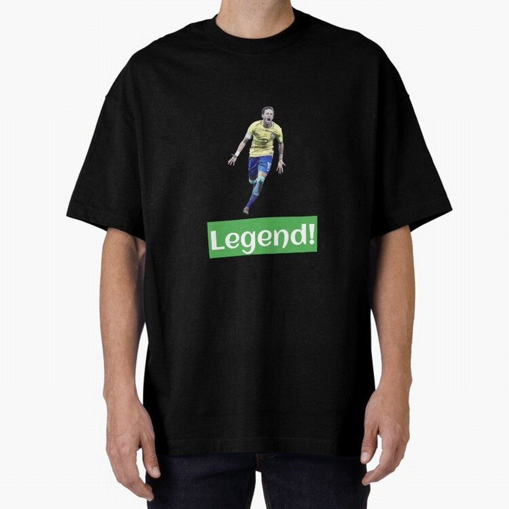 neymar art - neymar illustration T Shirt Oversized T-Shirt Join the Global Buzz around the FIFA World Cup 2026 Journey through Cristiano Ronaldo Highlights, Portugal Pride, Retro Football Energy, Iconic Rivalries, Trophy Chase Drama and Stadium