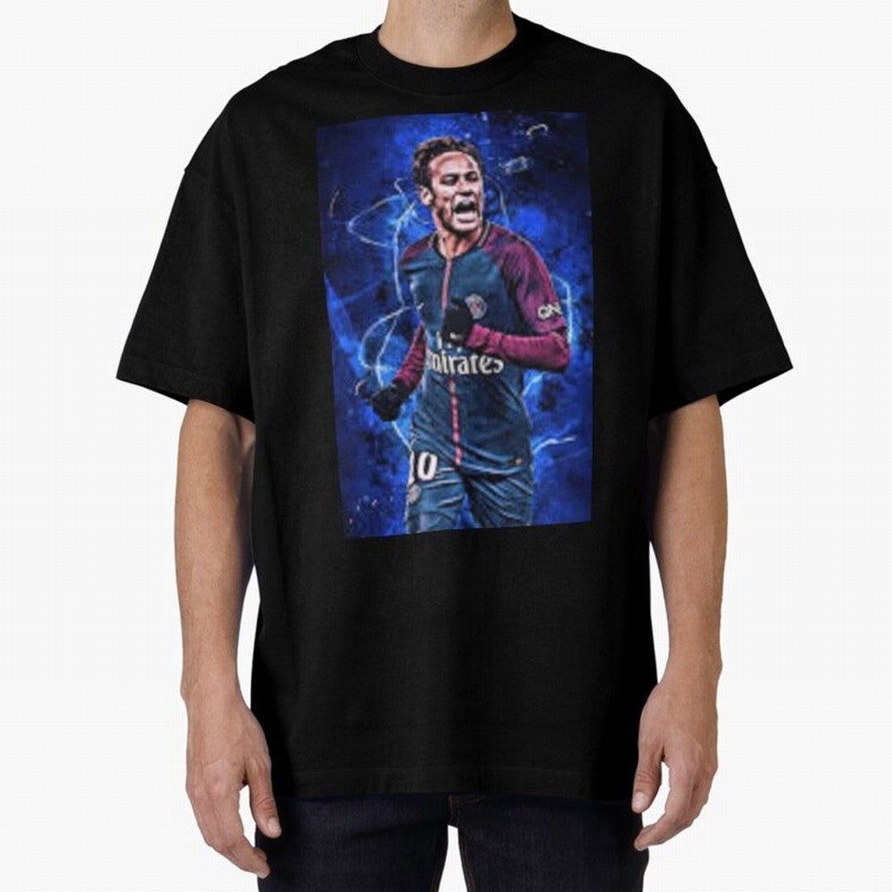 neymar jr art Oversized T-Shirt Show Up for the Glory of FIFA World Cup 2026 USA Canada Mexico Spirit, Inspired by Portugal, Haaland, Retro Football Energy, Iconic Rivalries, Trophy Chase Drama and Stadium Atmosphere; Perfect for Supporters Who