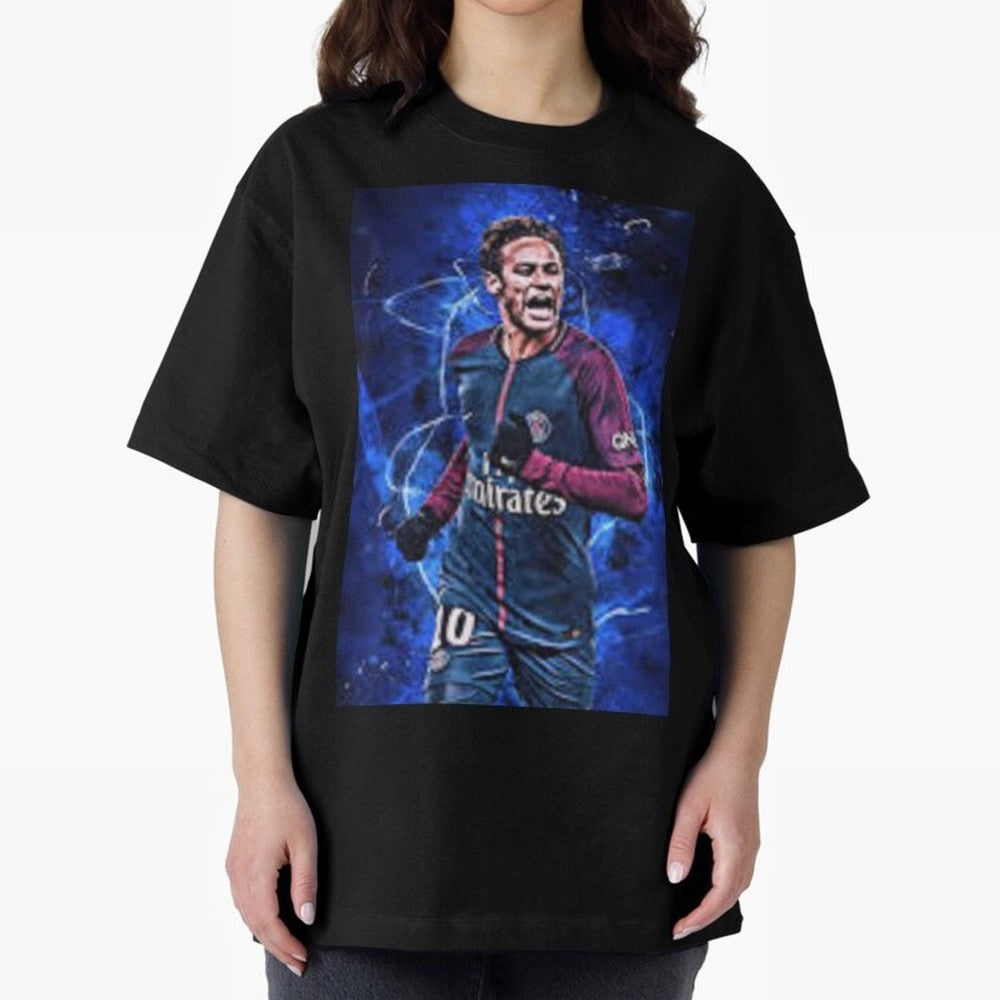 neymar jr art Oversized T-Shirt Show Up for the Glory of FIFA World Cup 2026 USA Canada Mexico Spirit, Inspired by Portugal, Haaland, Retro Football Energy, Iconic Rivalries, Trophy Chase Drama and Stadium Atmosphere; Perfect for Supporters Who