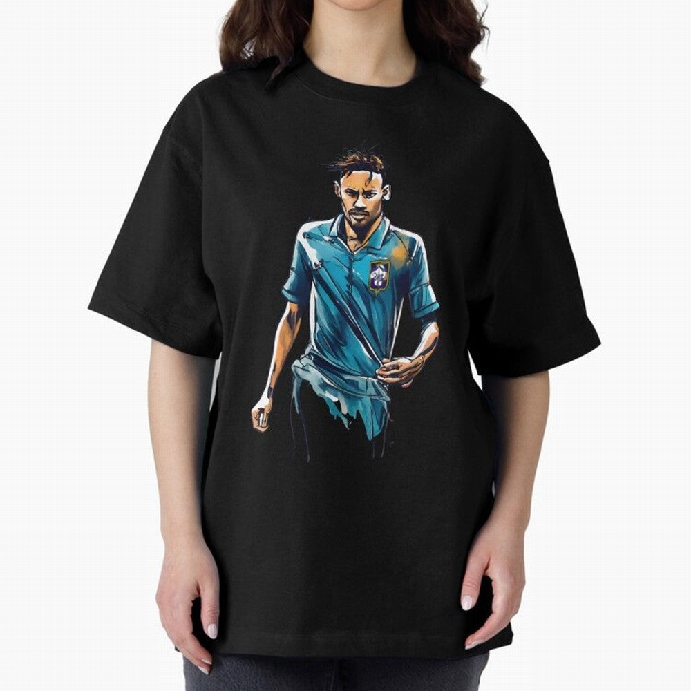 Neymar Jr watercolor drawing Classic T-Shirt Live for the Drama of FIFA World Cup 2026 Built around Messi, CR7 and Mbappe, France Energy, Football Festival Excitement, Trophy Ambitions, Country Rivalries and Star Player Buzz; Great for Supporters