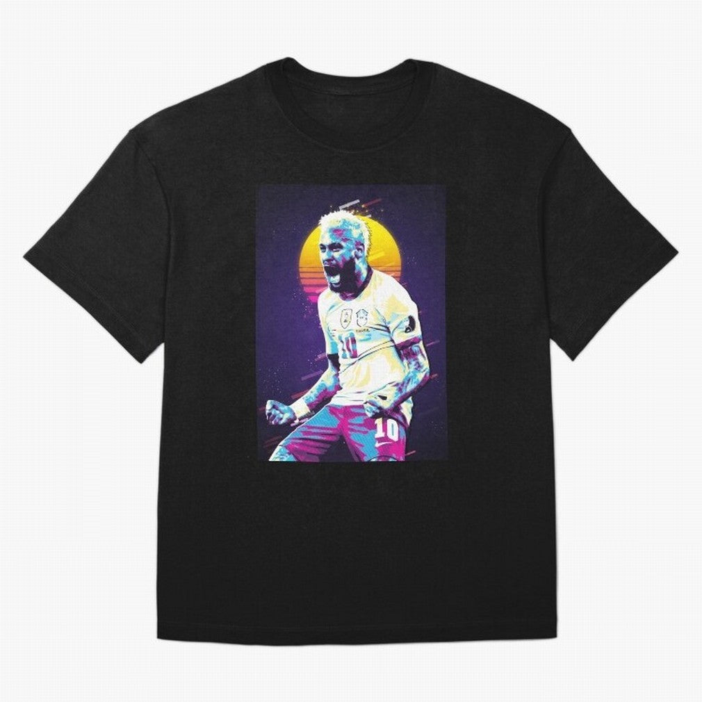 Neymar JR retro 80s Classic T-Shirt Carry the Dream of Global Football Passion for FIFA World Cup 2026, Built around Messi, CR7 and Mbappe, Brazil, Championship Spirit, Famous Goals, Roaring Crowds and International Football Unity; Perfect for