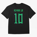 Neymar Jr #10 (Brazil) Oversized T-Shirt Show Match Day Excitement for FIFA World Cup 2026 for Fans of Cristiano Ronaldo, Haaland and CR7 and Brazil, Bringing Tournament Hype, Historic Matchups, Family Viewing Parties and Global Sports Pride; Great