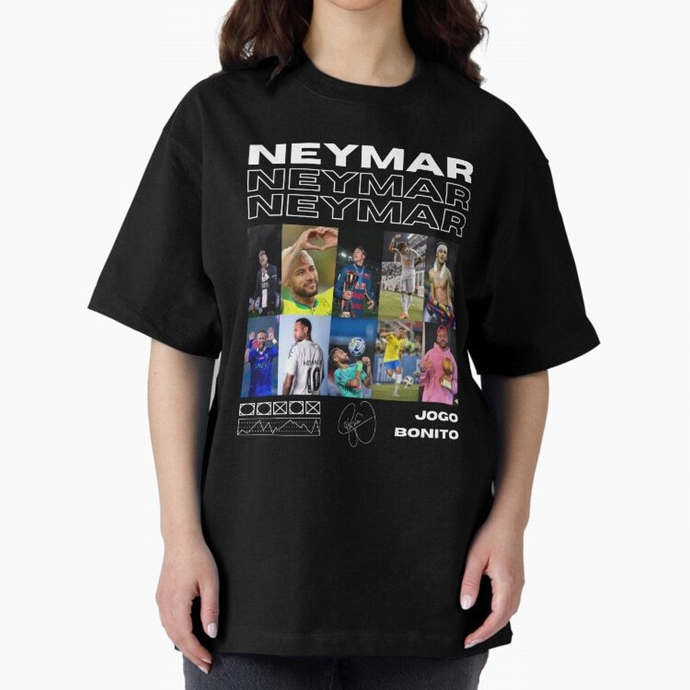 Neymar Jr. Collage Classic T-Shirt Bring Match Day Fire to the FIFA World Cup 2026 USA Canada Mexico Journey through Haaland and Mbappe Highlights, Germany Pride, Football History, Final Match Energy, Crowd Noise and Once in a Lifetime Moments;