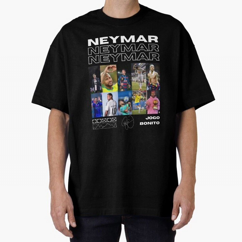 Neymar Jr. Collage Classic T-Shirt Bring Match Day Fire to the FIFA World Cup 2026 USA Canada Mexico Journey through Haaland and Mbappe Highlights, Germany Pride, Football History, Final Match Energy, Crowd Noise and Once in a Lifetime Moments;