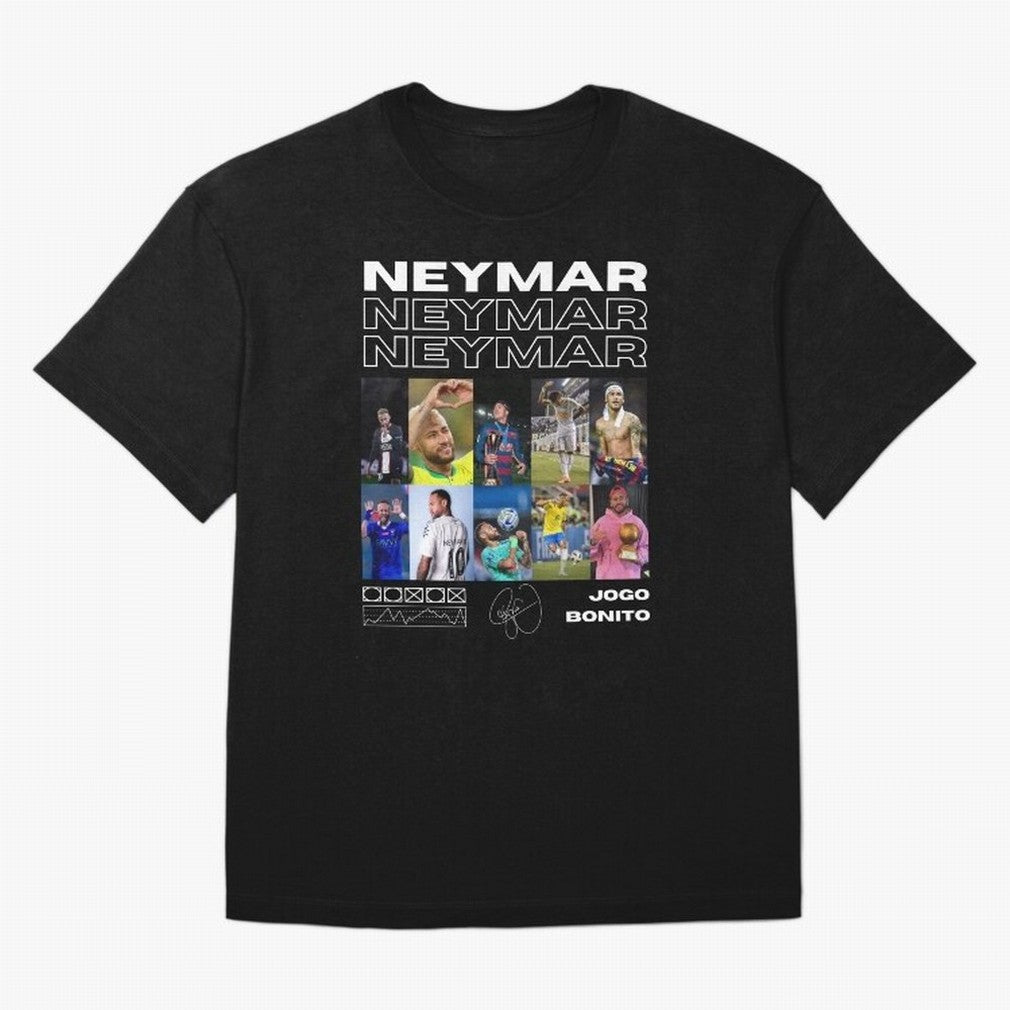 Neymar Jr. Collage Classic T-Shirt Bring Match Day Fire to the FIFA World Cup 2026 USA Canada Mexico Journey through Haaland and Mbappe Highlights, Germany Pride, Football History, Final Match Energy, Crowd Noise and Once in a Lifetime Moments;
