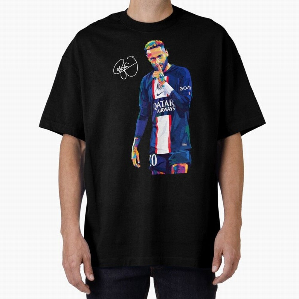 Neymar Jr Wpap Art Classic T-Shirt Follow the Road to FIFA World Cup 2026 for Fans of Messi and Cristiano Ronaldo and France and Portugal, Bringing Football Passion, Legendary Performances, Festival Vibes and Supporter Community; Ideal for