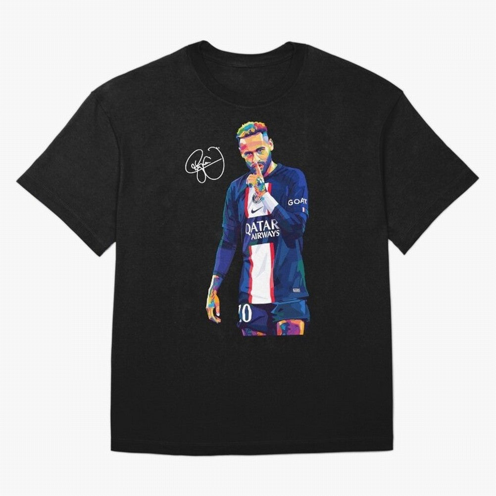 Neymar Jr Wpap Art Classic T-Shirt Follow the Road to FIFA World Cup 2026 for Fans of Messi and Cristiano Ronaldo and France and Portugal, Bringing Football Passion, Legendary Performances, Festival Vibes and Supporter Community; Ideal for