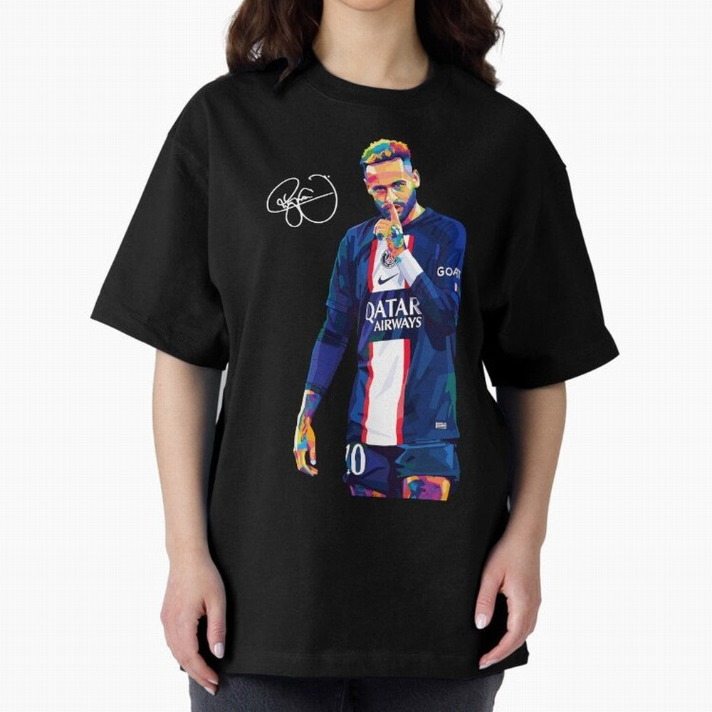 Neymar Jr Wpap Art Classic T-Shirt Follow the Road to FIFA World Cup 2026 for Fans of Messi and Cristiano Ronaldo and France and Portugal, Bringing Football Passion, Legendary Performances, Festival Vibes and Supporter Community; Ideal for