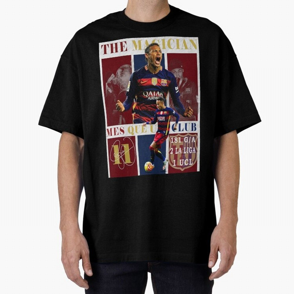 Neymar Jr Barcelona 2015 UCL Poster Classic T-Shirt Step into FIFA World Cup 2026 for Fans of CR7 and Portugal, Bringing Match Day Excitement, Supporter Culture, Golden Goals and Global Football Passion; Perfect for People Who Love Argentina,